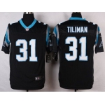 Men's Carolina Panthers #31 Charles Tillman Black Team Color NFL Nike Elite Jersey