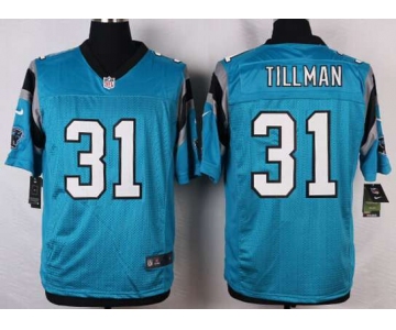 Men's Carolina Panthers #31 Charles Tillman Light Blue Alternate NFL Nike Elite Jersey