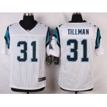 Men's Carolina Panthers #31 Charles Tillman White Road NFL Nike Elite Jersey