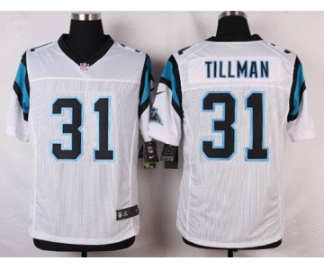 Men's Carolina Panthers #31 Charles Tillman White Road NFL Nike Elite Jersey