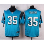 Men's Carolina Panthers #35 Mike Tolbert Light Blue Alternate NFL Nike Elite Jersey