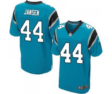 Men's Carolina Panthers #44 J. J. Jansen Light Blue Alternate NFL Nike Elite Jersey