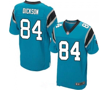 Men's Carolina Panthers #84 Ed Dickson Light Blue Alternate Stitched NFL Nike Elite Jersey