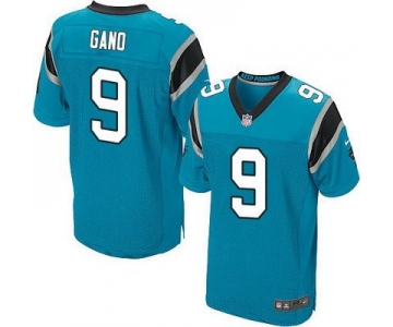 Men's Carolina Panthers #9 Graham Gano Light Blue Alternate NFL Nike Elite Jersey