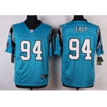 Men's Carolina Panthers #94 Kony Ealy Light Blue Alternate NFL Nike Elite Jersey