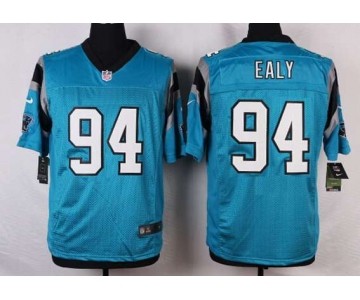 Men's Carolina Panthers #94 Kony Ealy Light Blue Alternate NFL Nike Elite Jersey