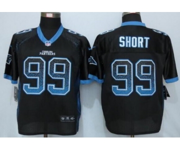 Men's Carolina Panthers #99 Kawann Short Black Drift Fashion NFL Nike Elite Jersey