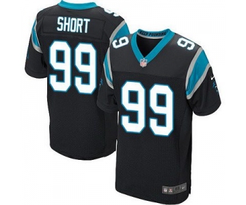 Men's Carolina Panthers #99 Kawann Short Black Team Color NFL Nike Elite Jersey