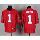 Nike Carolina Panthers #1 Cam Newton 2014 QB Red Elite Jersey