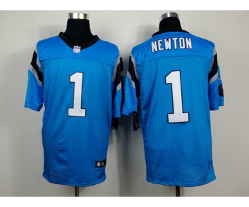 Nike Carolina Panthers #1 Cam Newton Light Blue Elite Jersey