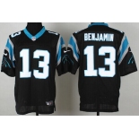 Nike Carolina Panthers #13 Kelvin Benjamin Black Elite Jersey