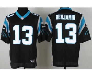 Nike Carolina Panthers #13 Kelvin Benjamin Black Elite Jersey