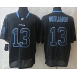 Nike Carolina Panthers #13 Kelvin Benjamin Lights Out Black Elite Jersey