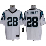 Nike Carolina Panthers #28 Jonathan Stewart White Elite Jersey