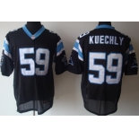 Nike Carolina Panthers #59 Luke Kuechly Black Elite Jersey