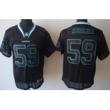 Nike Carolina Panthers #59 Luke Kuechly Lights Out Black Elite Jersey