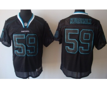 Nike Carolina Panthers #59 Luke Kuechly Lights Out Black Elite Jersey