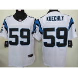 Nike Carolina Panthers #59 Luke Kuechly White Elite Jersey