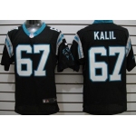 Nike Carolina Panthers #67 Ryan Kalil Black Elite Jersey
