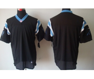 Nike Carolina Panthers Blank Black Elite Jersey