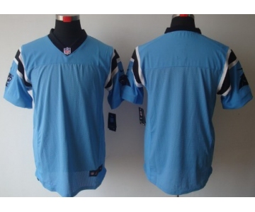 Nike Carolina Panthers Blank Light Blue Elite Jersey