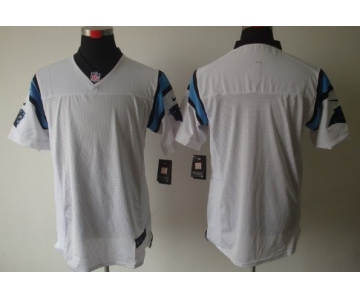 Nike Carolina Panthers Blank White Elite Jersey