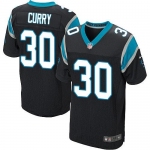 Nike Panthers #30 Stephen Curry Black Team Color Men's Stitched NFL Elite Jersey