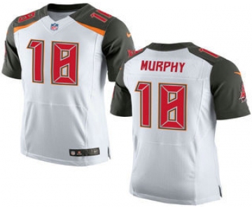 Men's Tampa Bay Buccaneers #18 Louis Murphy White Road NFL Nike Elite Jersey