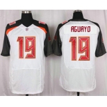 Men's Tampa Bay Buccaneers #19 Roberto Aguayo White Road NFL Nike Elite Jersey