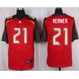 Men's Tampa Bay Buccaneers #21 Alterraun Verner Red Team Color NFL Nike Elite Jersey