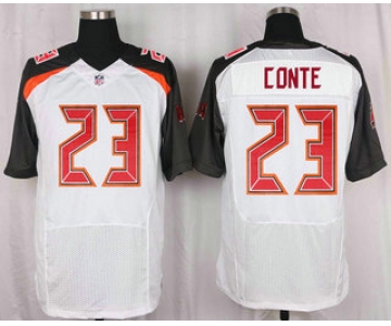 Men's Tampa Bay Buccaneers #23 Chris Conte White Road NFL Nike Elite Jersey