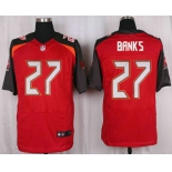 Men's Tampa Bay Buccaneers #27 Johnthan Banks Red Team Color NFL Nike Elite Jersey