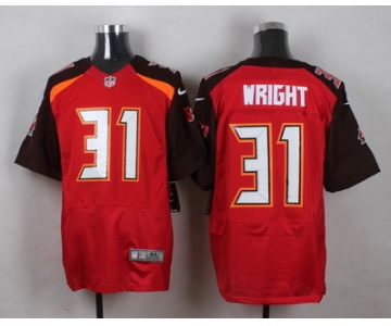 Men's Tampa Bay Buccaneers #31 Major Wright Red Team Color NFL Nike Elite Jersey