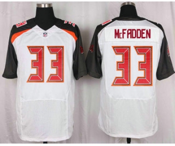 Men's Tampa Bay Buccaneers #33 Kimario McFadden White Road NFL Nike Elite Jersey