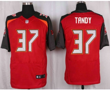 Men's Tampa Bay Buccaneers #37 Keith Tandy Red Team Color NFL Nike Elite Jersey