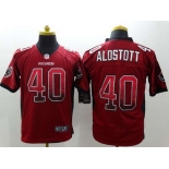 Men's Tampa Bay Buccaneers #40 Mike Alstott Nike Drift Fashion Red Elite Jersey