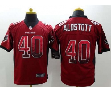 Men's Tampa Bay Buccaneers #40 Mike Alstott Nike Drift Fashion Red Elite Jersey