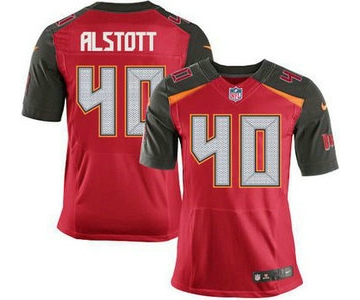 Men's Tampa Bay Buccaneers #40 Mike Alstott Red Retired Player NFL Nike Elite Jersey