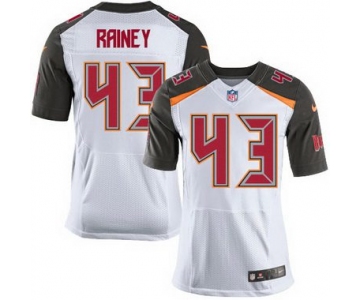 Men's Tampa Bay Buccaneers #43 Bobby Rainey White Road NFL Nike Elite Jersey