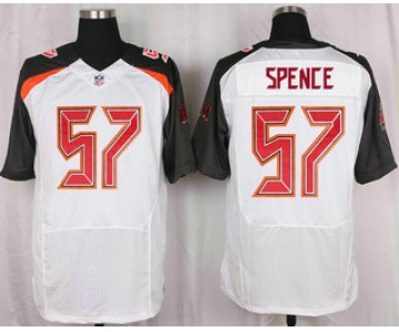 Men's Tampa Bay Buccaneers #57 Noah Spence White Road NFL Nike Elite Jersey