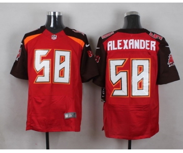 Men's Tampa Bay Buccaneers #58 Kwon Alexander Red Team Color NFL Nike Elite Jersey