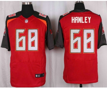 Men's Tampa Bay Buccaneers #68 Joe Hawley Red Team Color NFL Nike Elite Jersey