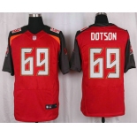 Men's Tampa Bay Buccaneers #69 Demar Dotson Red Team Color NFL Nike Elite Jersey