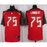 Men's Tampa Bay Buccaneers #75 DaVonte Lambert Red Team Color NFL Nike Elite Jersey