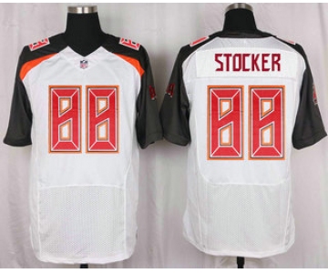 Men's Tampa Bay Buccaneers #88 Luke Stocker White Road NFL Nike Elite Jersey