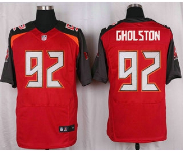 Men's Tampa Bay Buccaneers #92 William Gholston Red Team Color NFL Nike Elite Jersey