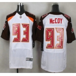 Men's Tampa Bay Buccaneers #93 Gerald McCoy White Road NFL Nike Elite Jersey