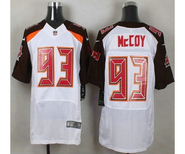 Men's Tampa Bay Buccaneers #93 Gerald McCoy White Road NFL Nike Elite Jersey