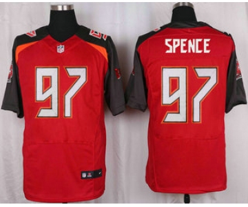 Men's Tampa Bay Buccaneers #97 Akeem Spence Red Team Color NFL Nike Elite Jersey