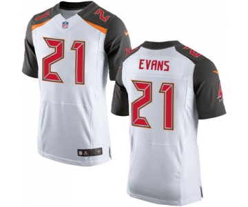 Nike Tampa Bay Buccaneers #21 Justin Evans White Men's Stitched NFL New Elite Jersey